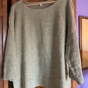 Cozy Pure Jill Knit Sweater in Sage Green